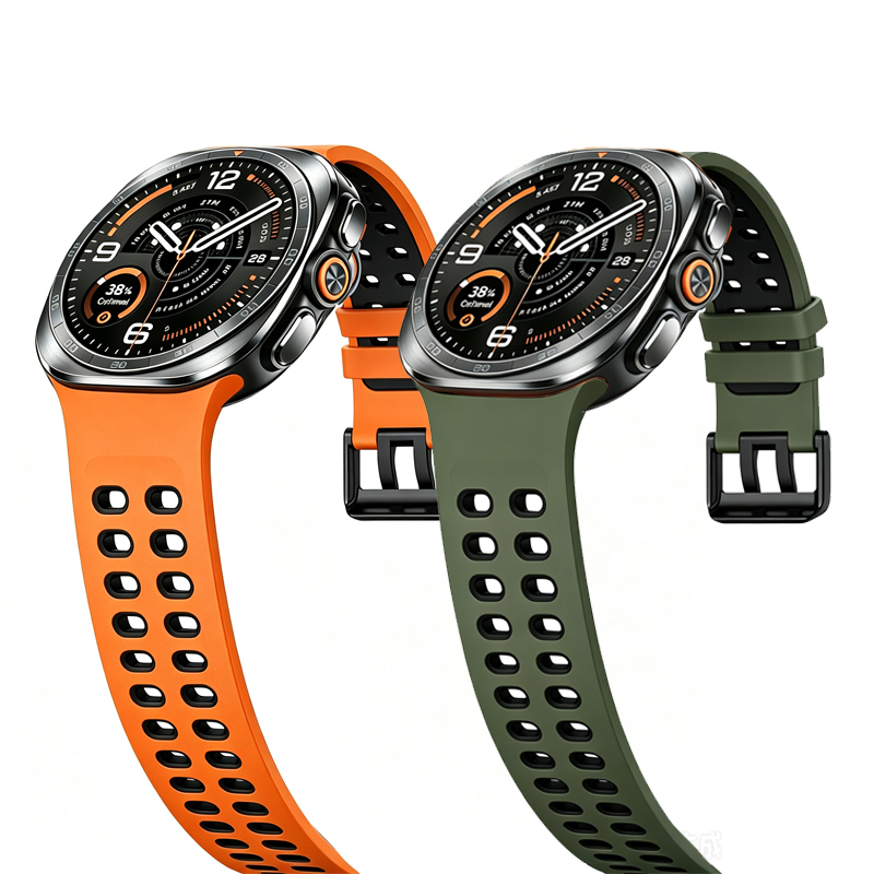 สายซิลิโคนระบายอากาศได้ สำหรับ - Smartwatch Samsung Watches For Men บทวิจารณ์และราคา