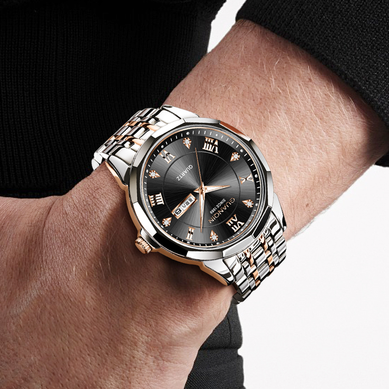 GUANQIN พรีเมี่ยมนาฬิกาข้อมือค - Smartwatch Premium Watches For Men บทวิจารณ์และราคา