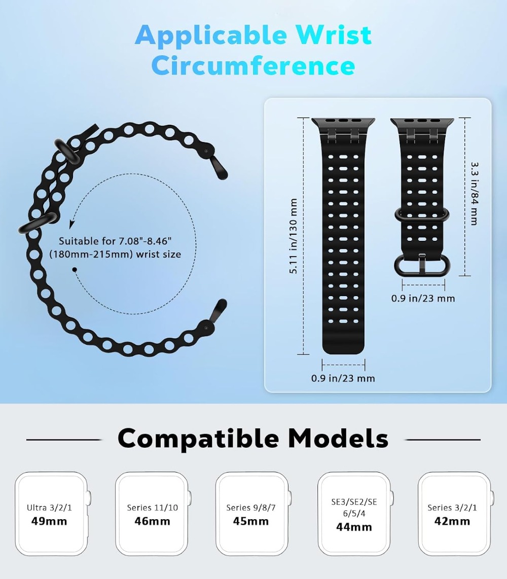 สายนาฬิกา Ocean Watch รุ่นอัปเ - Apple Watch Band บทวิจารณ์และราคา