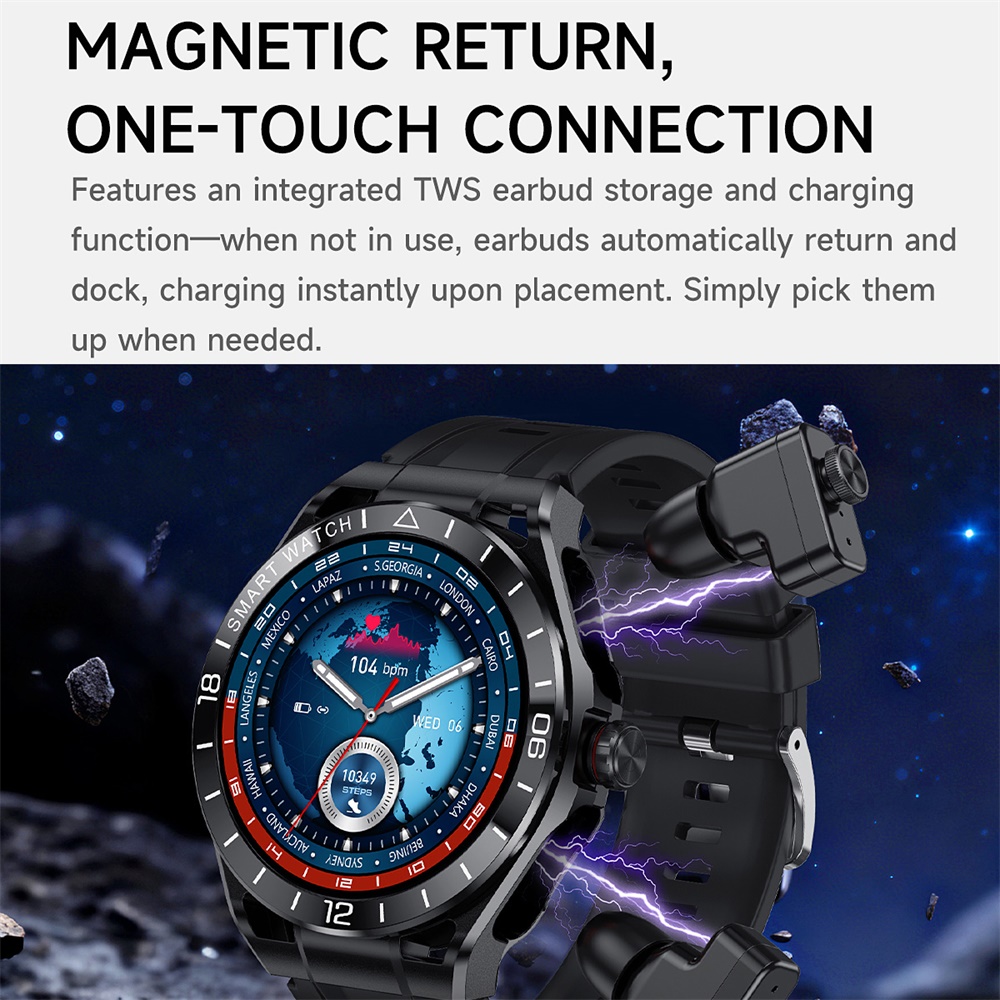 หูฟังบลูทูธพร้อมนาฬิกาอัจฉริยะ - Smartwatch Noise Watches บทวิจารณ์และราคา