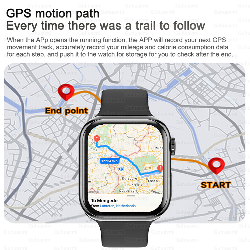 2026 รุ่นใหม่ สำหรับ iOS Watch - Heart Rate Gps Watch บทวิจารณ์และราคา