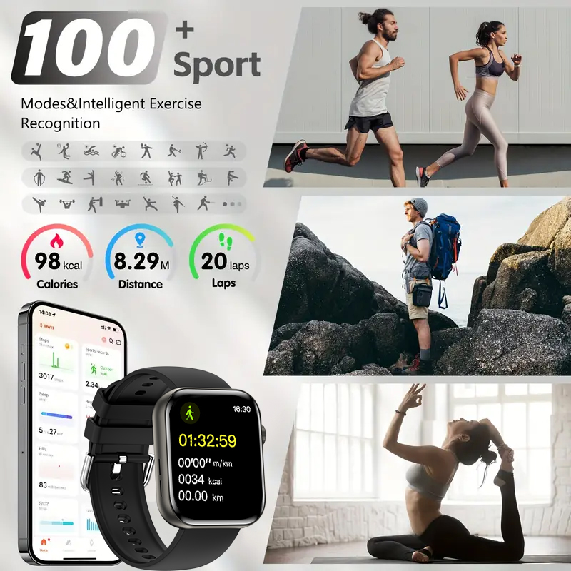 2026 รุ่นใหม่ สำหรับ iOS Watch - Heart Rate Gps Watch บทวิจารณ์และราคา