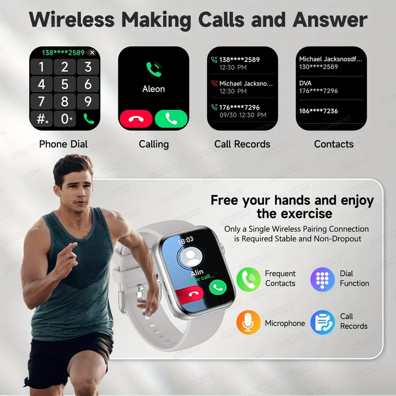 2026 รุ่นใหม่ สำหรับ iOS Watch - Heart Rate Gps Watch บทวิจารณ์และราคา