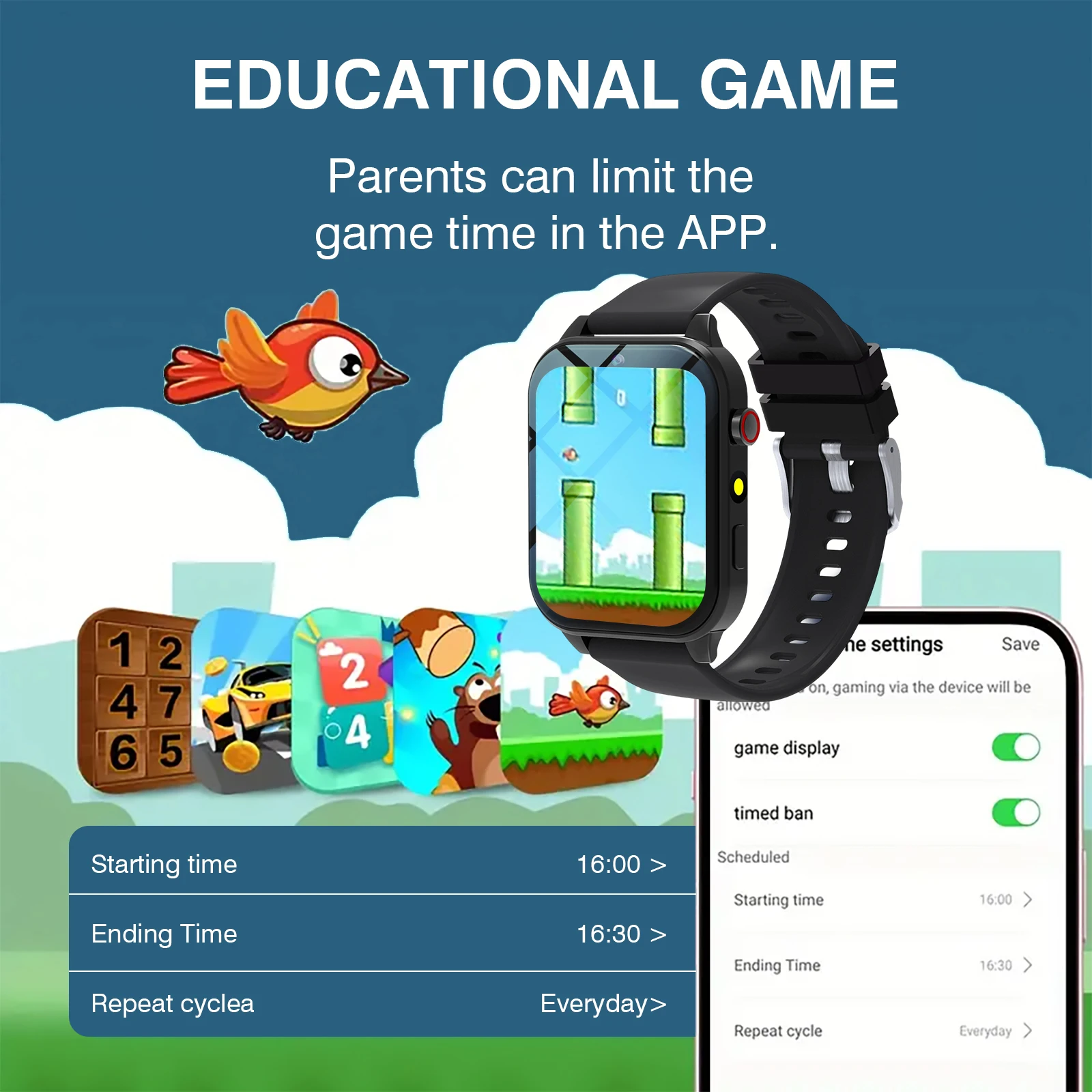 นาฬิกาอัจฉริยะสำหรับเด็ก 18 เก - Smartwatch Watches Boys บทวิจารณ์และราคา