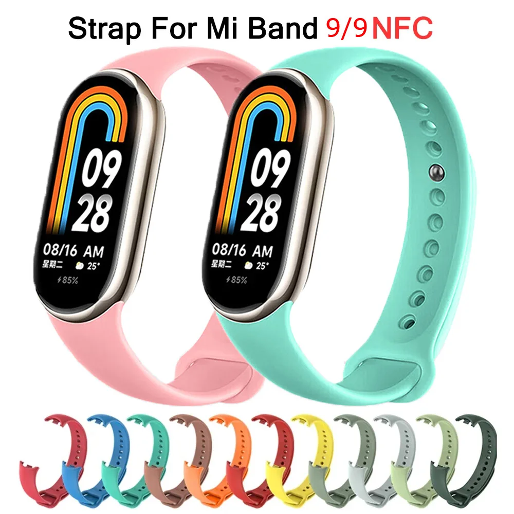 สําหรับ Xiao mi mi Band 9/9 NF - Silicone Sport Band บทวิจารณ์และราคา