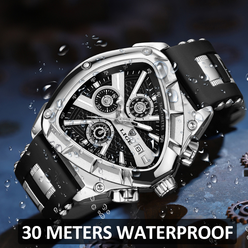 นาฬิกาข้อมือผู้ชาย LIGE แฟชั่น - Smartwatch Army Watches For Men บทวิจารณ์และราคา