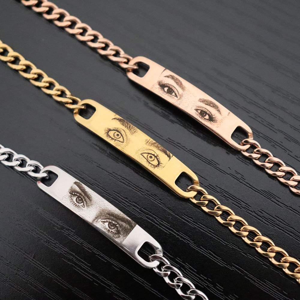 กำไลข้อมือคู่สลักภาพตามสั่ง ภา - Bracelet Link Remover บทวิจารณ์และราคา