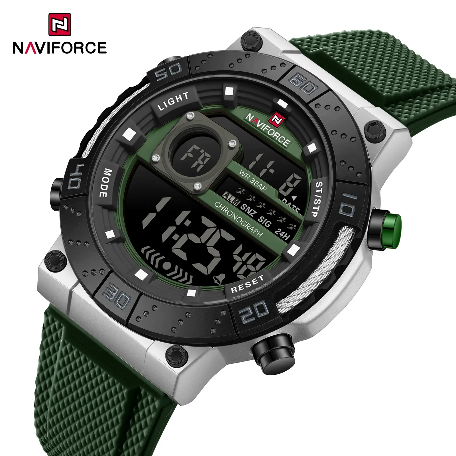 นาฬิกาข้อมือดิจิตอล NAVIFORCE  - Watch Display Pillow บทวิจารณ์และราคา