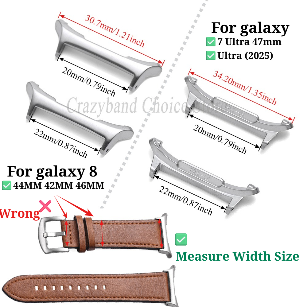 1 คู่ขั้วต่อโลหะสำหรับซัมซุงกา - Replacement Watch Bracelet บทวิจารณ์และราคา