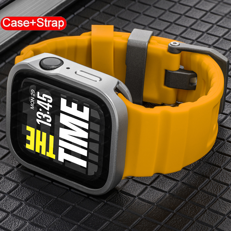 เคสกันน้ำสำหรับ Apple Watch +  - Silicone Sport Band บทวิจารณ์และราคา