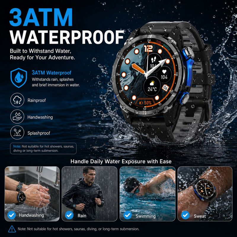 นาฬิกาสมาร์ทวอทช์รุ่นใหม่ปี 20 - Smartwatch Army Watches For Men บทวิจารณ์และราคา