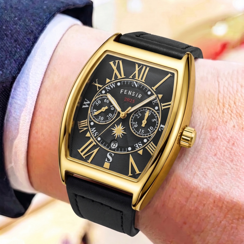 นาฬิกาข้อมือผู้ชายระดับไฮเอนด์ - Smartwatch Vintage Watches For Men บทวิจารณ์และราคา