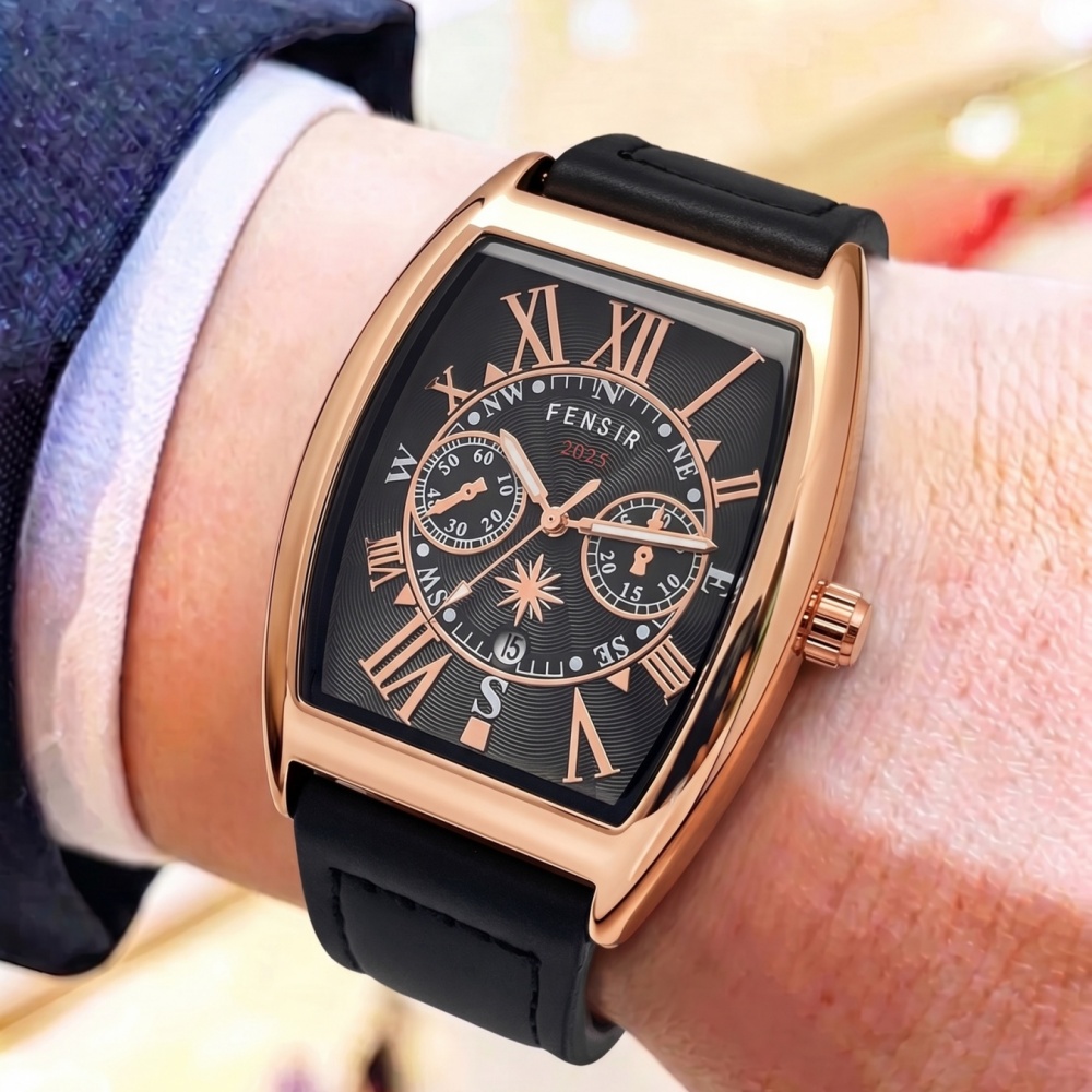 นาฬิกาข้อมือผู้ชายระดับไฮเอนด์ - Smartwatch Vintage Watches For Men บทวิจารณ์และราคา