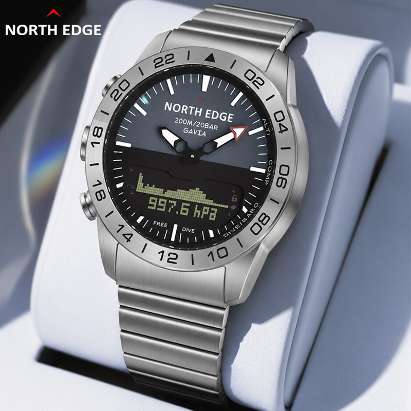 NORTH EDGE นาฬิกาดำน้ำสำหรับผู - Smartwatch Army Watches For Men บทวิจารณ์และราคา